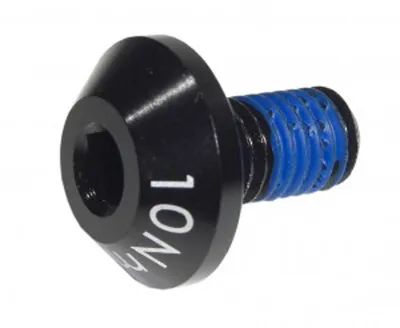 Image de Vis E-Bike pour Pulleywheel aluminium, pour poulie de renvoi de chaîne, noir (1 pièce)
