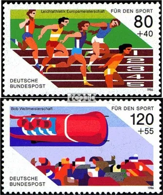 Produktbild von Briefmarken BRD (BR.Deutschland) 1986 Mi 1269-1270 (kompl.Ausgabe) postfrisch Sporthilfe