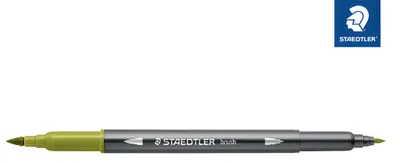 Produktbild von Staedtler Doppelfaserm.wasserverm. olivgrün