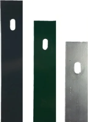 Produktbild von 163cm Flachabdeckleiste für Zaunpfosten 60x40mm Nur Abdeckleiste Doppelstabmattenzaun RAL7016 anthrazit