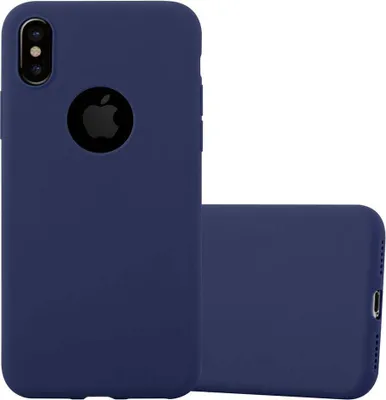 Zdjęcie produktu dla Etui Cadorabo do Apple iPhone XS MAX w kolorze niebieskim, silikonowe etui TPU na telefon komórkowy