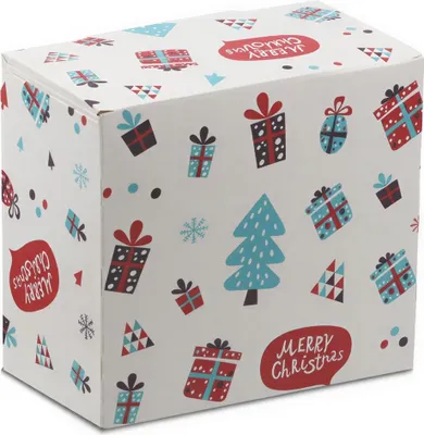 Image de Cartons de Noël 13 x 13 x 7 cm, 20 pièces.