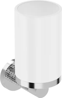 Obrázek produktu pro Mexen Triv hrnek na zubní kartáčky, bílá/chrom - 70A33051-00W