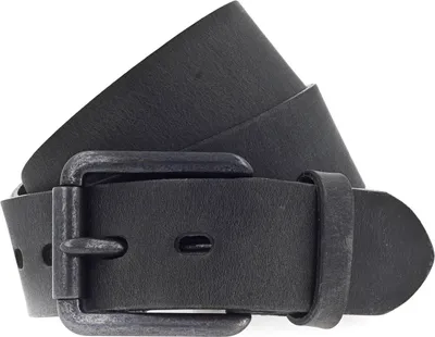 Produktbild von Vanzetti Leder Gürtel Denim Love 40mm Full Leather Belt W80 Black schwarz