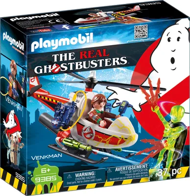 Produktbild von PLAYMOBIL 9385 The real Ghostbusters Venkman mit Helikopter