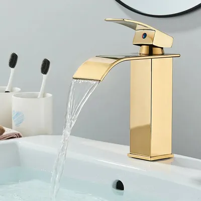 Produktbild von Waschtisch Armatur Wasserhahn Bad Gäste WC Mischbatterie Waschbecken Badezimmer