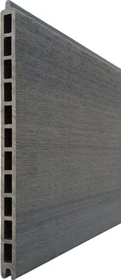 Produktbild von Fiberdeck BOSTON WPC Premium fence board Dark Grey 21x310x1780 mm