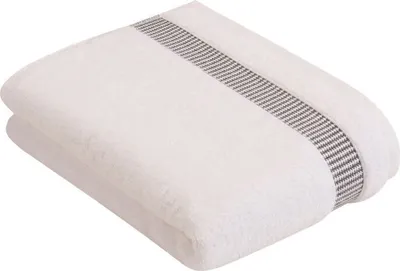 Produktbild von Bugatti Duschtuch Livorno I Farbe 030 Weiß I Größe 67x140 cm I Reine Baumwolle AL