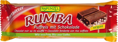 Produktbild von Rapunzel - Rumba Puffreisriegel Zartbitter - 50g
