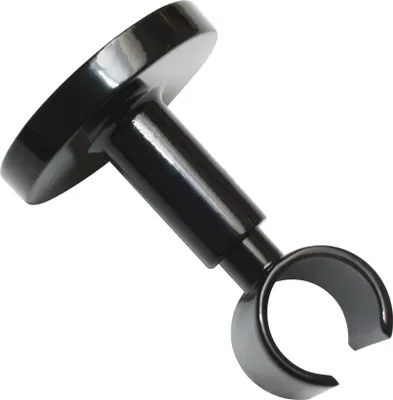 Obrázok produktu pre Gardinia stropný držiak pre Ø 20 mm, čierny, 6 cm