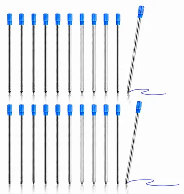 Kugelschreiberminen 0,7 mm, blau, 20 Stück, schnell trocknend