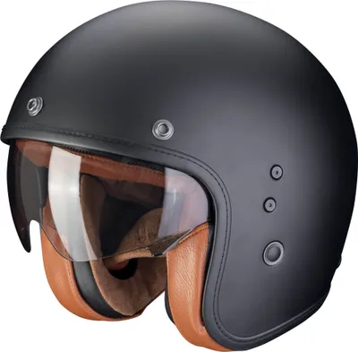 Image de Casque de moto SCORPION BELFAST EVO LUXE noir mat XXL