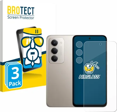 Produktbild von 3x BROTECT Schutzglas für Xiaomi Redmi 15 (Display+Kamera) Schutzfolie Panzer Folie Glas Display Schutz klar