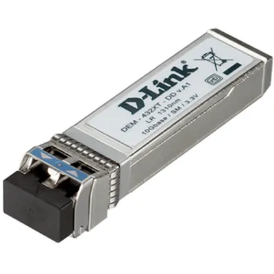 Produktbild von D-Link SFP+ - für Datenvernetzung, Optisches Netzwerk - Singlemode - 10 Gigabit Ethernet - 10GBase-LR - 10 Gbit/s - 10 km Maximum Distance