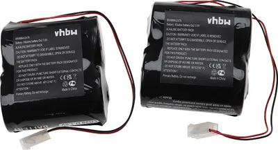 Produktbild von vhbw 2x Batterie Ersatz für ABUS FU2986 für Alarmanlage, Alarmsystem, Funk-Außensirenen (15 Ah, 3 V, Alkali-Mangan)