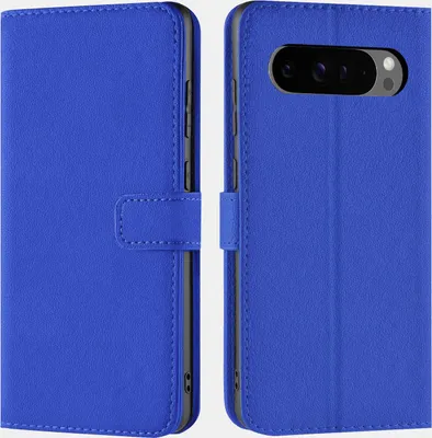 Produktbild von Conie Klapp Tasche für Google Pixel 9 Pro XL Kartenfach Rundumschutz Hülle in Blau