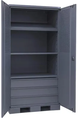 Zdjęcie produktu dla Solidna Szafa Narzędziowa Metalowa UHL-MASH SPI-10/3S/3D | 197x100x62 cm | Nośność 800kg | Gruba Stal 1.2mm | Wzmocniona Warsztatowa