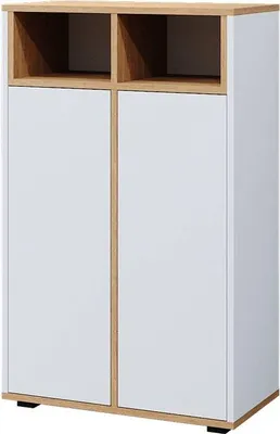 Immagine prodotto di Mobiletto bagno Vicco Didi Bianco/Artisan 60 x 97 cm con 2 porte, Model 47669