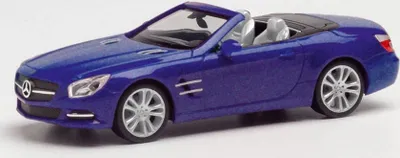 Produktbild von MERCEDES SL Cabrio blaumetallic, HER034838-002, Maßstab1/87, HERPA