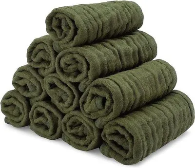 Zdjęcie produktu dla Chusty muselinowe Famanu, 10 sztuk - 25,5 x 25,5 cm