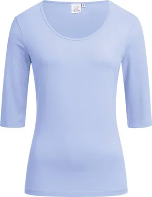 Produktbild von Greiff SHIRTS Damen Shirt 1/2-Arm Rundhals Regular-Fit Hellblau L