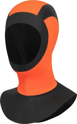 Image de Orca Neopren Hi-Vis Hood - Cagoule en néoprène visible et chauffante pour la natation en eau froide, taille:S/M