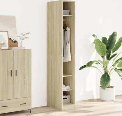 Produktbild von "Januar-Aktionen" Kleiderschrank Sonoma-Eiche 30x50x200 cm Holzwerkstoff - Kleiderschränke CC132