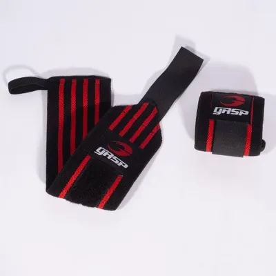 Produktbild von GASP Hardcore Wrist Wraps black/red