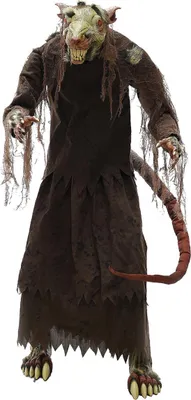 Produktbild von Grässliche Monster Ratte Halloween Animatronic 152cm
