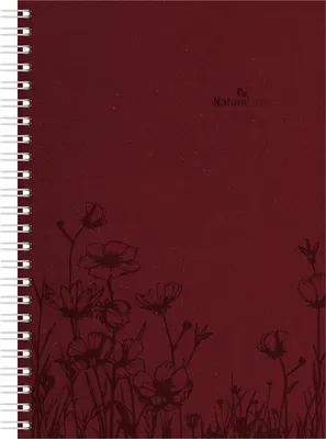 Produktbild von Wochenplaner Nature Line Flower 2026 - Taschen-Kalender A5 - 1 Woche 2 Seiten - Ringbindung - 128 Seiten - Umwelt-Kalender - mit Hardcover - Alpha Edition