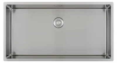Produktbild von Caressi CAPP74R10 Spülbecken mit Powerplug, Edelstahl, Einzelbecken