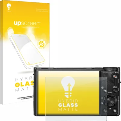 Produktbild von upscreen Entspiegelungs Schutzglas für Sony Cyber-Shot DSC-RX100 VII / VIIA Schutzfolie Panzer Folie Glas Display Schutz matt