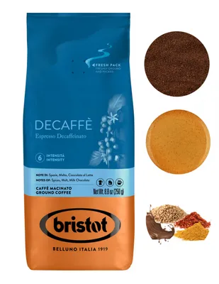 Immagine prodotto di Bristot Brasile Arabica caffè nero in grani 225g