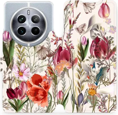 Produktbild von Handyhülle mit klappe für Realme 12 Pro+, Mobiwear Book, Blumenstrauß