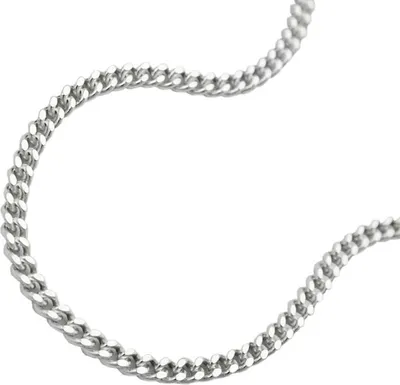 Zdjęcie produktu dla Łańcuszek 1,7mm płaski krawężnik 2x szlif diamentowy srebro 925 60cm srebro 1,7mm
