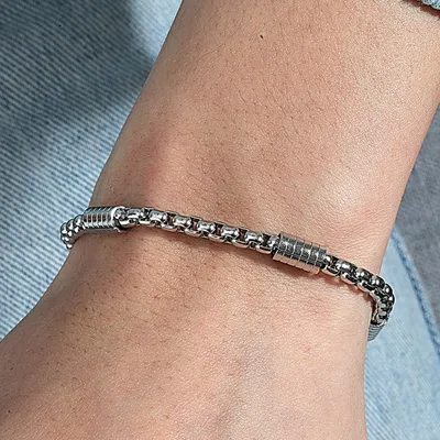 Produktbild von Herrenhandkette RO-21750 aus Silber - Stilvoll & Elegant KP21750