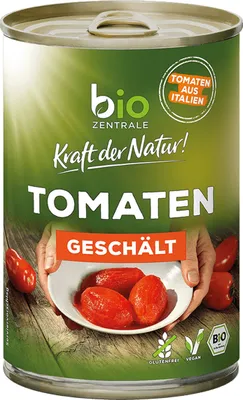 Produktbild von Tomaten geschält fruchtig sonnengereift ideal für Saucen 400g