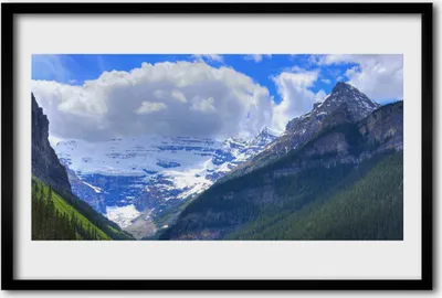 Produktbild von Bild 60x40 MDF-Rahmen Wandkunst Landschaft Berge
