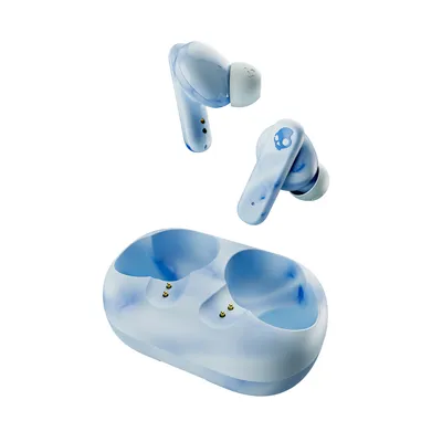 Productafbeelding van Skullcandy Ecobuds, True Wireless Stereo (TWS), geschikt voor bellen, muziek, sport en vrijetijd, frequentiebereik 20 - 20000 Hz, hoofdtelefoon met microfoon, blauw