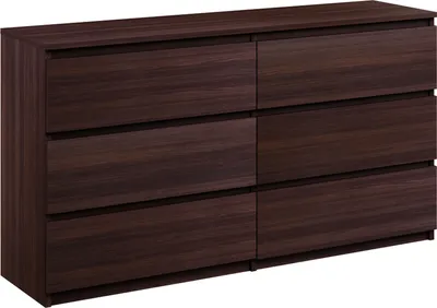 Produktbild von Kommode mit 6 Schubladen breite 140cm Sideboard moderne wenge