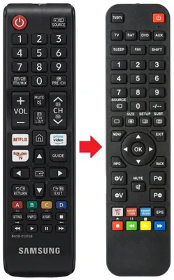 Produktbild von Fernbedienung passend für SAMSUNG UE65TU7090U | UE50TU7090U | UE43AU7100