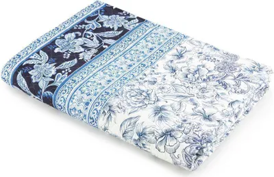 Produktbild von Bassetti Baumwolle-Tagesdecke CAPODIMONTE Farbe B1 BLAU Größe 180x255 AL