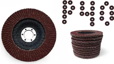 Produktbild von Fächerscheibe 125 mm Lamellenschleifscheibe für Metall Holz Rost P40 10 Stk.