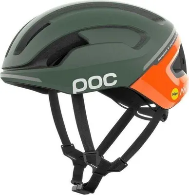 Productafbeelding van POC Omne Beacon MIPS, fluorescerend oranje/AVIP-groen, mat, maat 50-56. Fietshelm