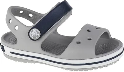Produktbild von Crocs Crocband Sandal Kids 12856-01U, Sandalen, für Jungen, Grau, Größe: 19/20