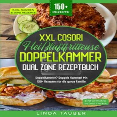 Produktbild von XXL Cosori Heißluftfritteuse Doppelkammer Dual Zone Rezeptbuch