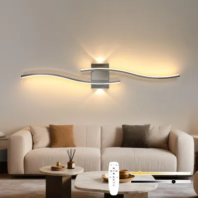 Immagine prodotto di Lampada da parete LED, design elegante, dimmerabile, 29W, con 3 temperature di colore