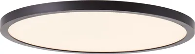 Produktbild von BRILLIANT LED Aufbaupaneel TUCO Ø 30 cm | Wand- und Decken-Panel mit 3 Stufen Dimmer | 20 W - 2700 lm - 2700 K | Kunststoff | Schwarz/Weiß