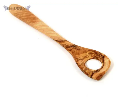 Olivenholz-Besteck-Set, 2-teilig, Risotto-Löffel, 30,5 cm