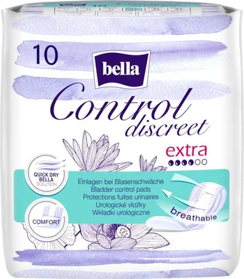 Image de 4x Bella Protections hygiéniques 10x Extra Control Discreet Protection pour incontinence